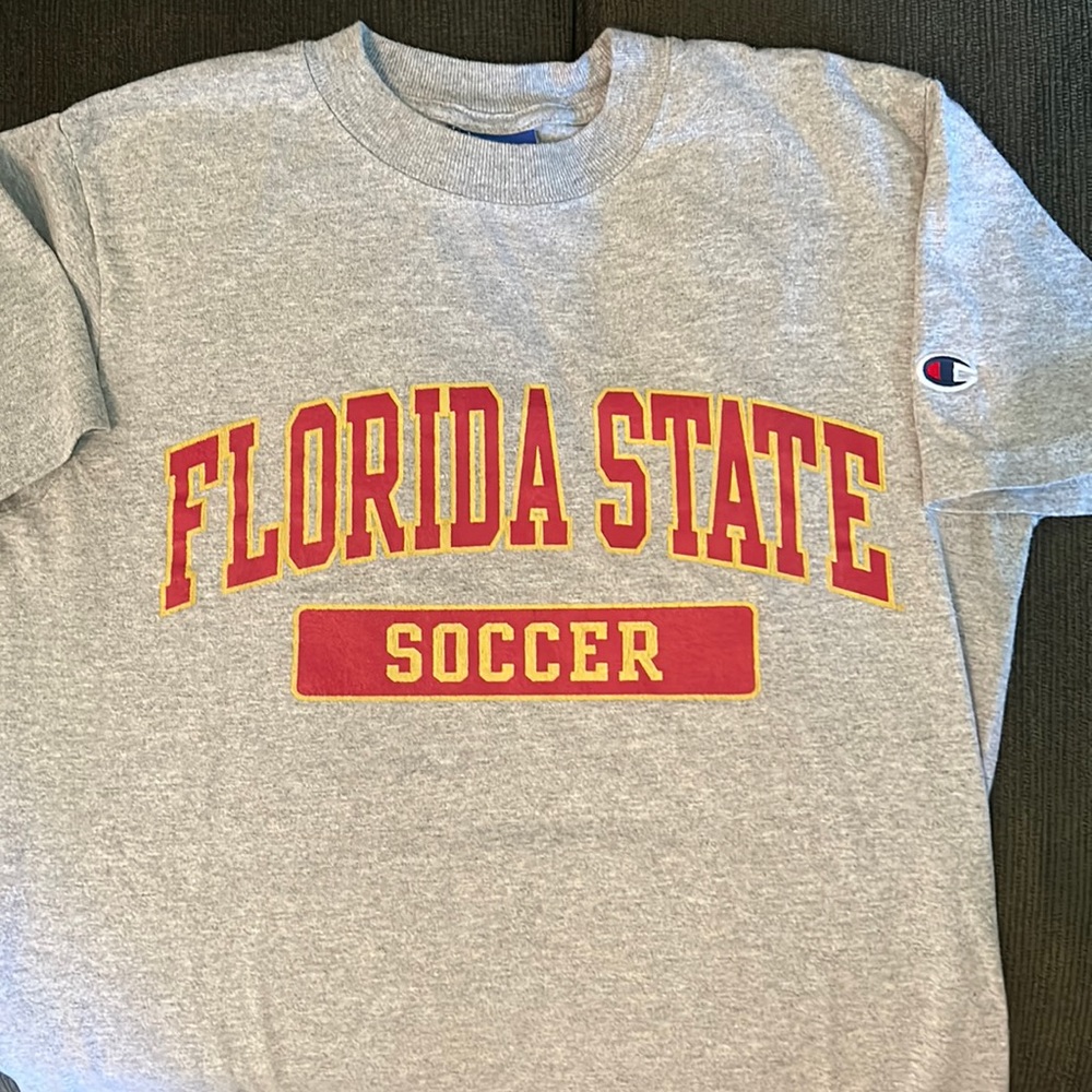 Florida State Soccer T-shirt. Gray Small